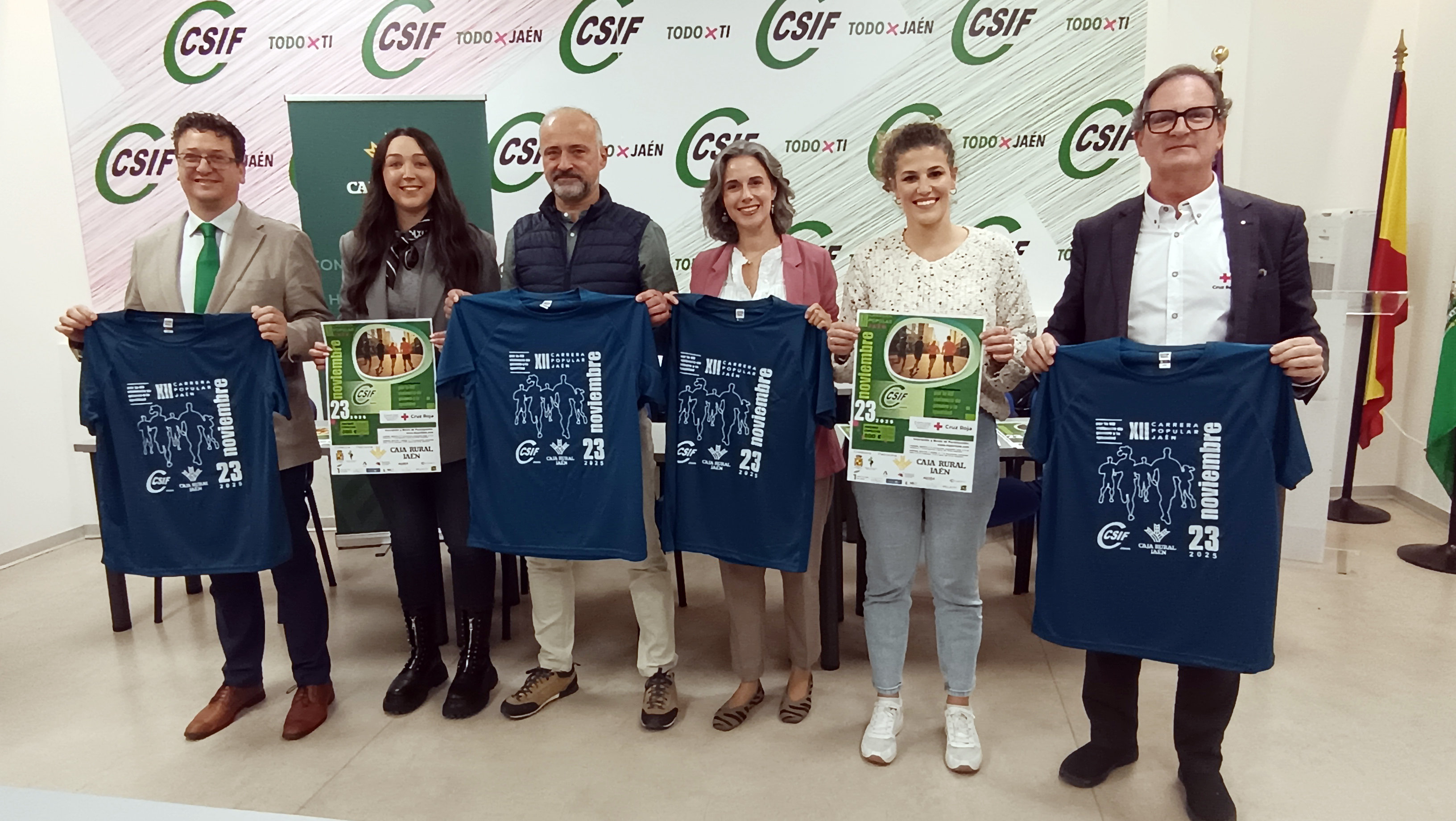 CSIF y el Ayuntamiento presentan la Carrera por la No Violencia de Género