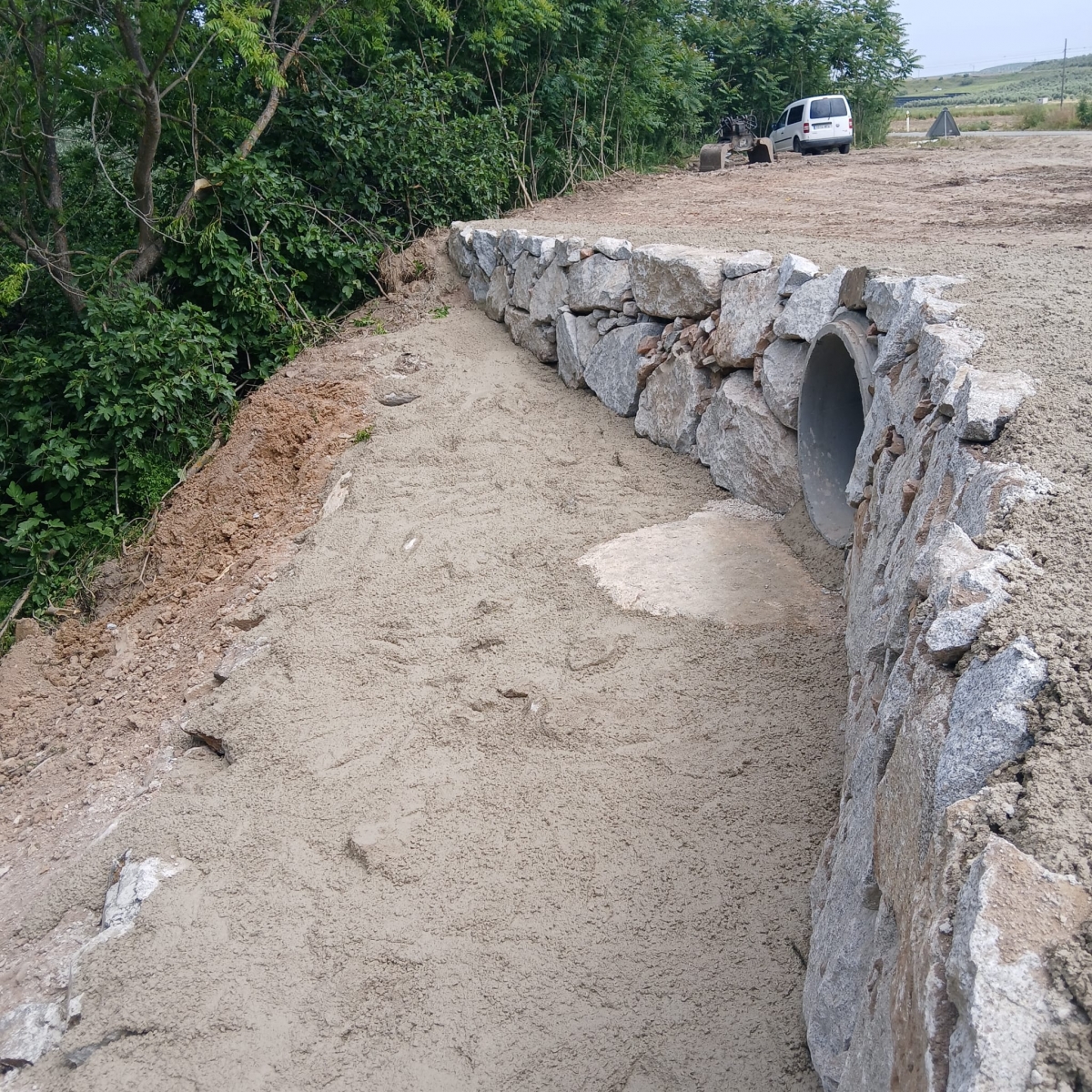  El PP destaca las obras en la A-6075 en Villanueva tras las borrascas 