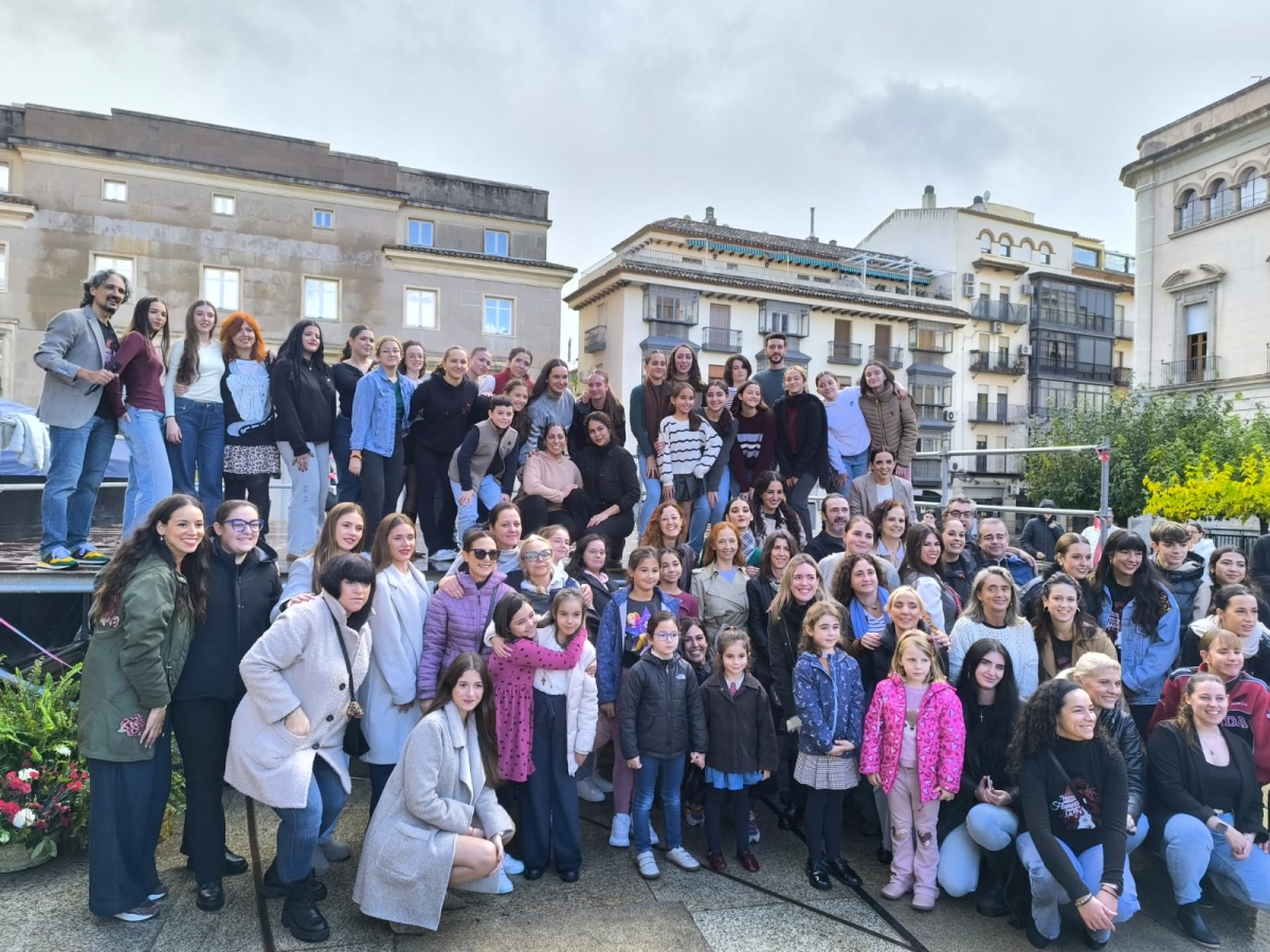  Un flashmob cierra el Festival Internacional de Flamenco de Jaén 