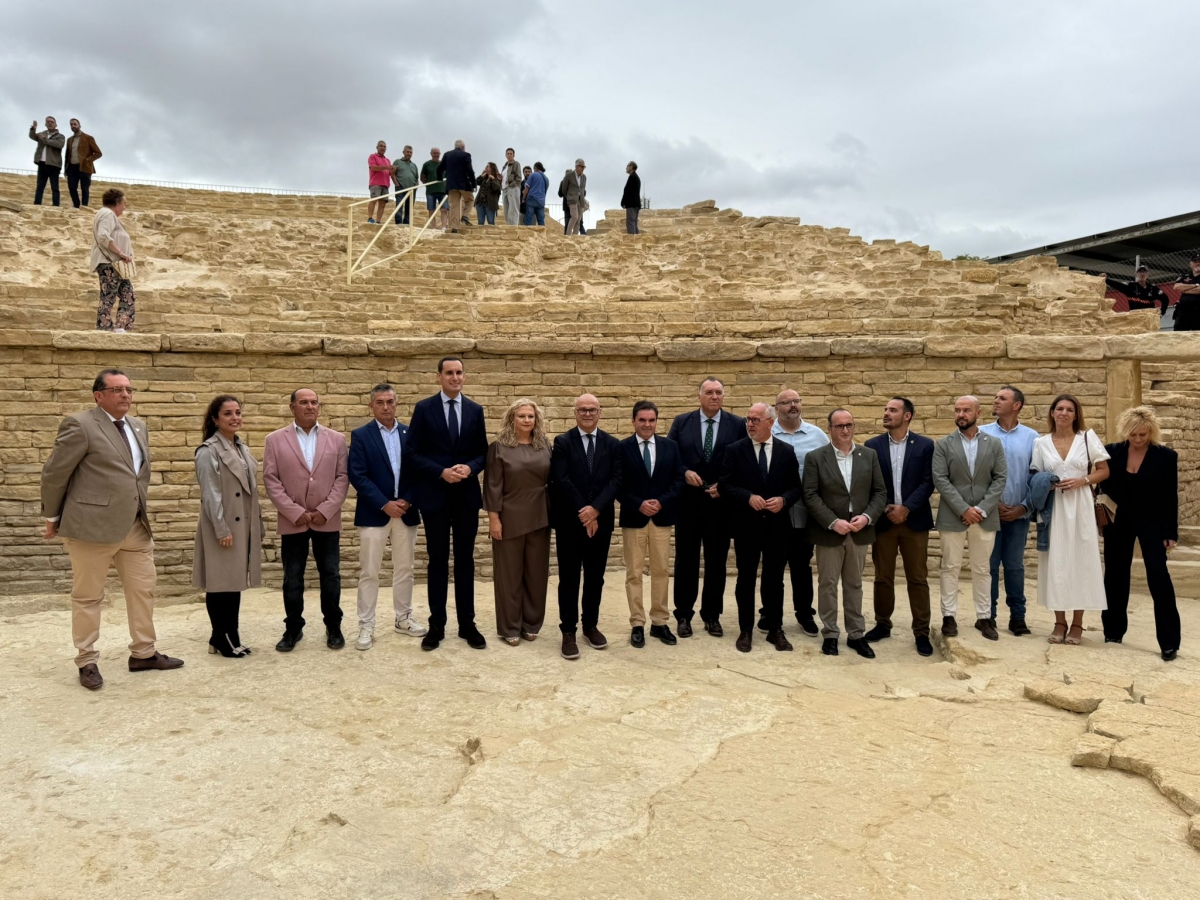 Porcuna inaugura el Anfiteatro Romano de Obulco tras su restauración