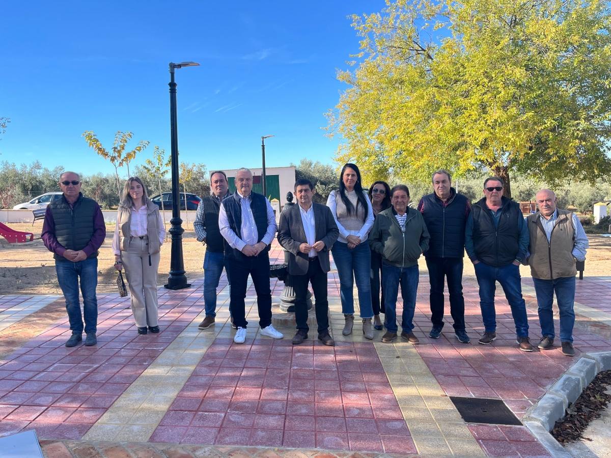  La Diputación mejora calles y plazas de Aldeahermosa y Venta de los Santos 