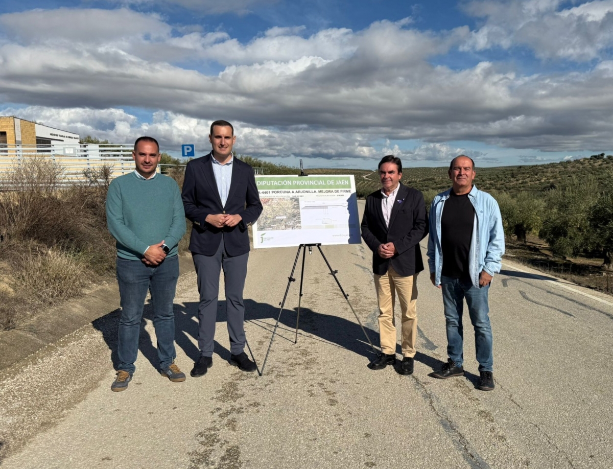  Diputación arreglará la carretera entre Porcuna y Arjonilla 