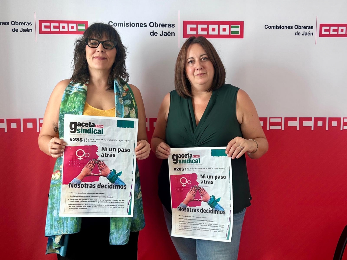  CCOO Jaén exige garantizar el derecho al aborto libre, seguro y gratuito 
