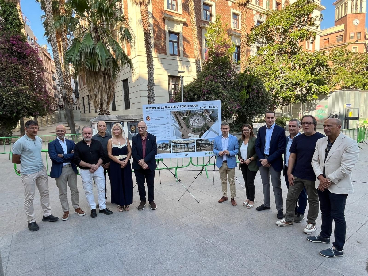  Arrancan las obras de la plaza de las Palmeras para que estén en diciembre 