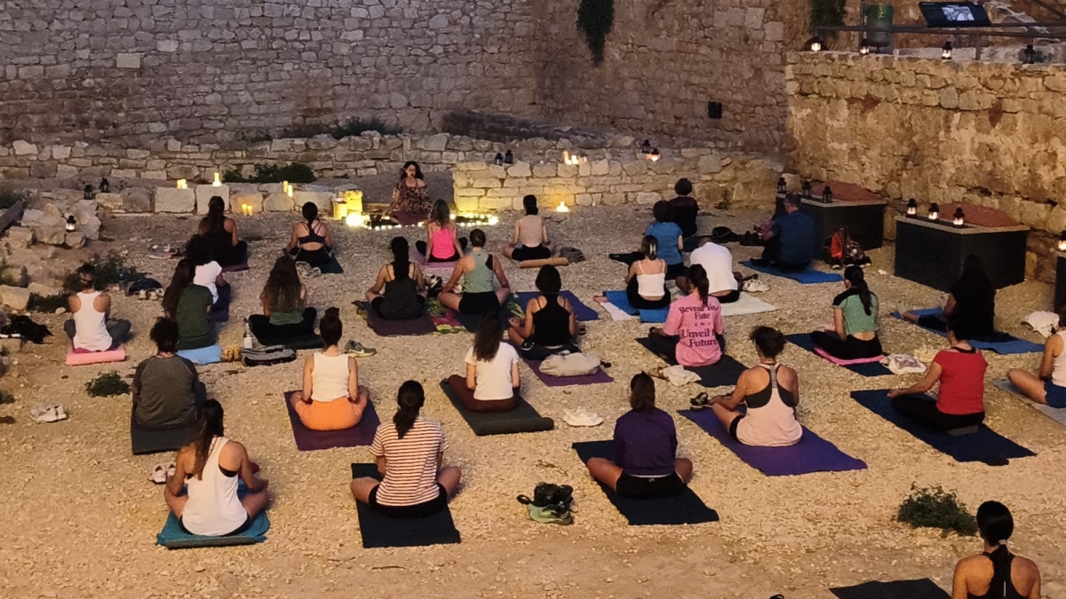  "Jaén respira en la noche" desde el Castillo de Santa Catalina 