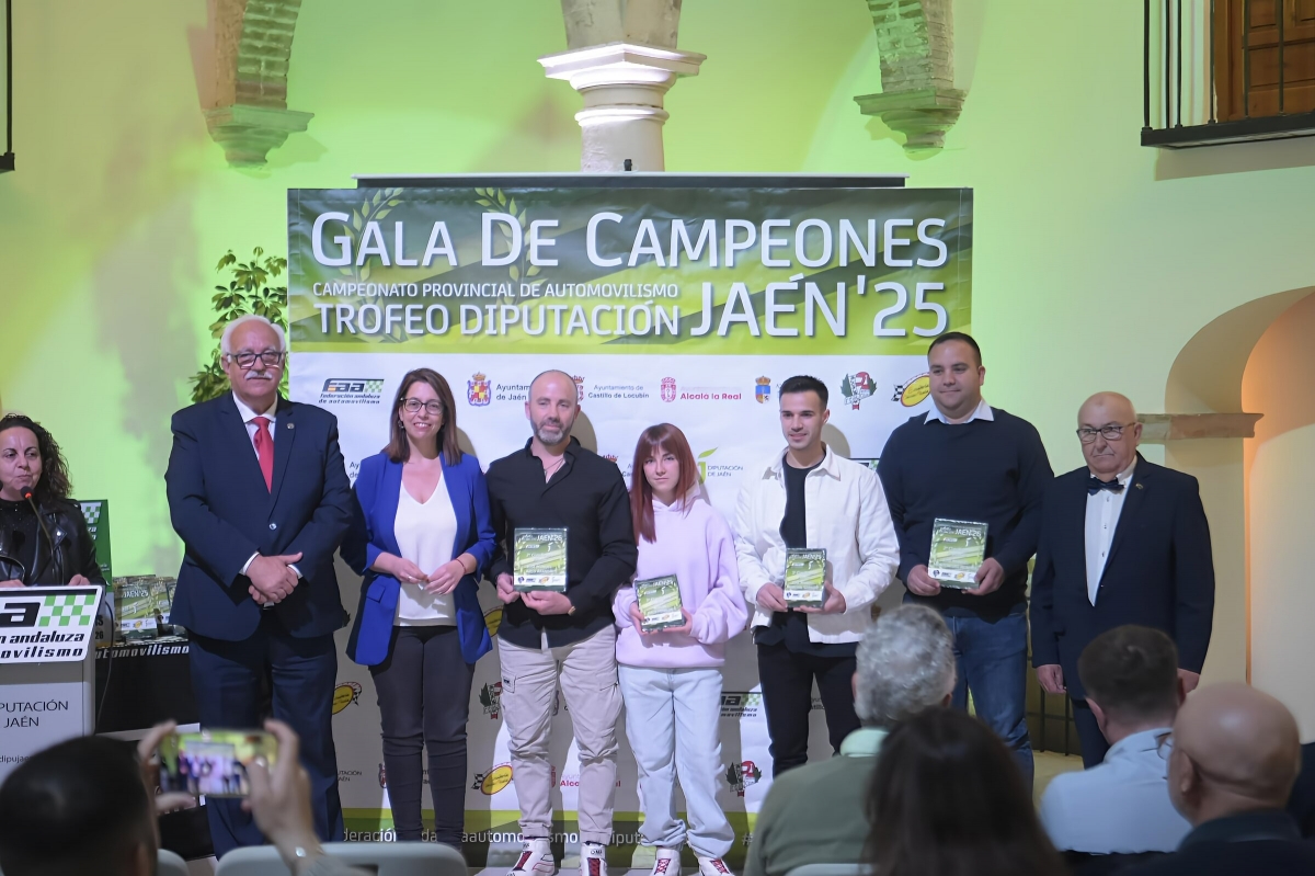  Jaén reconoce a los campeones del Automovilismo 2025 en los Baños Árabes 