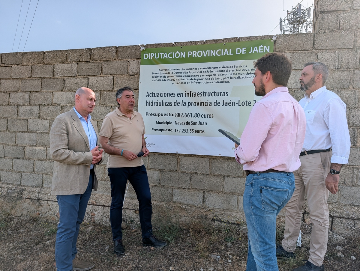  La Diputación dota a Navas de San Juan de una nueva red de agua 