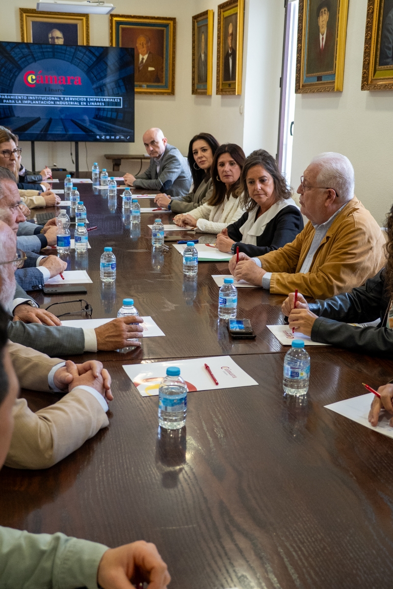  La Cámara de Comercio de Linares da a conocer su actividad a la Junta 