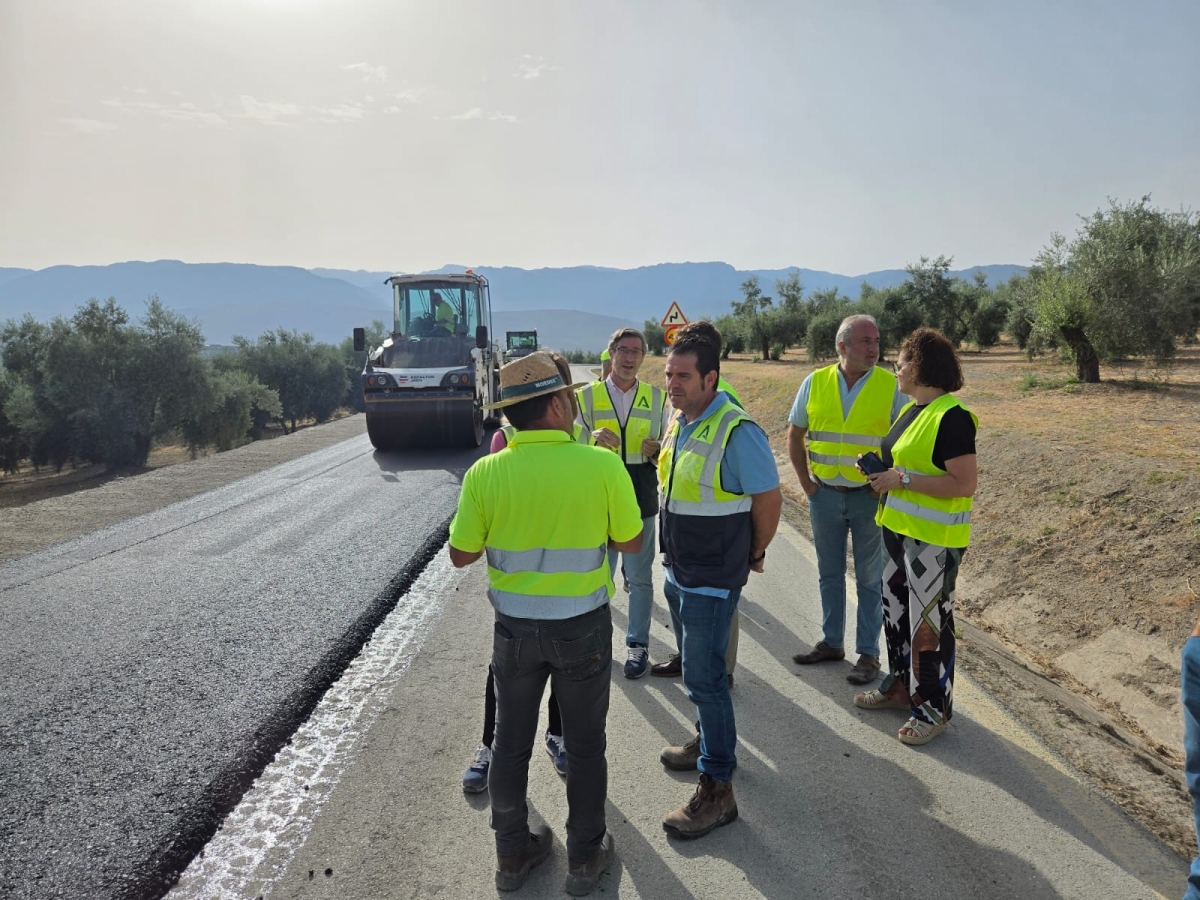  Las obras de la carretera A-6204 hasta Mogón entran en su fase final 