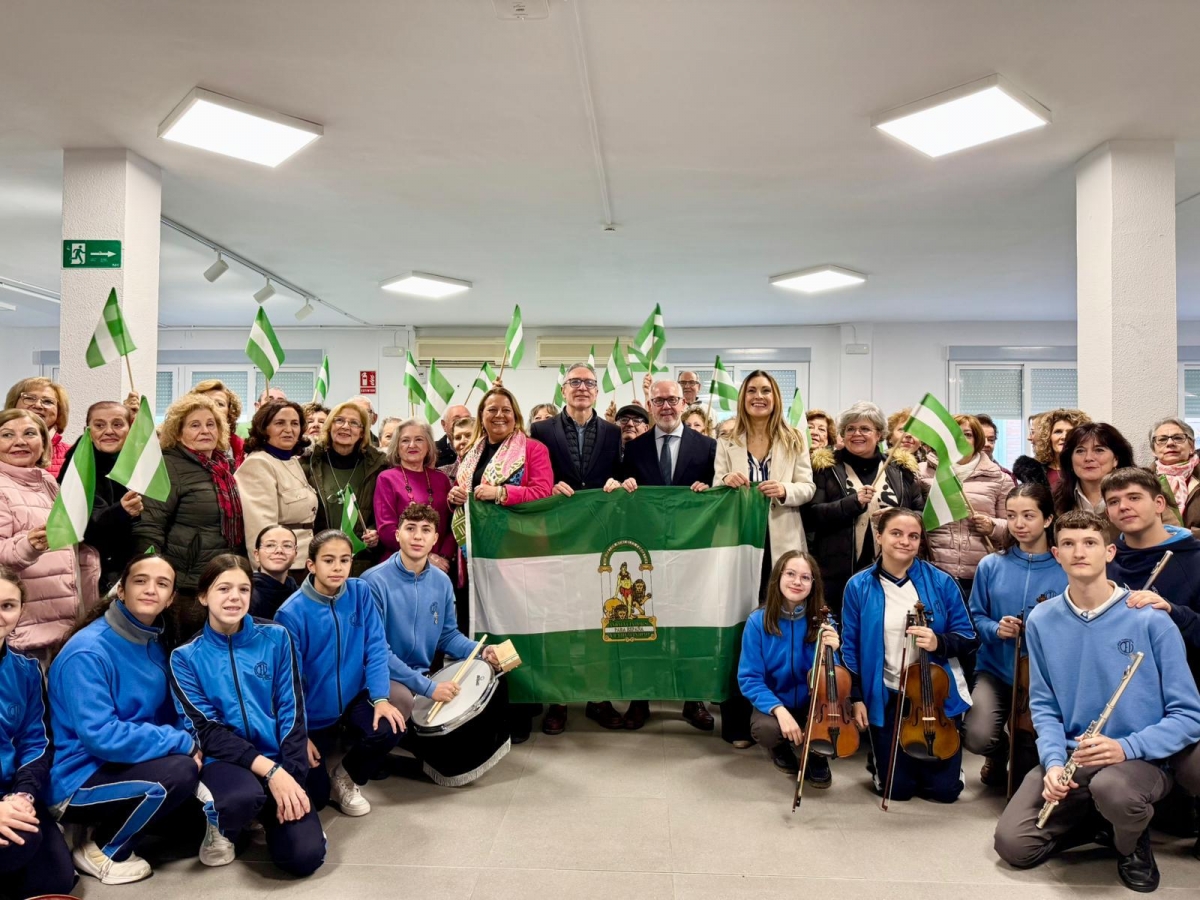  Bailén celebra el Día de la Bandera de Andalucía con sus mayores 
