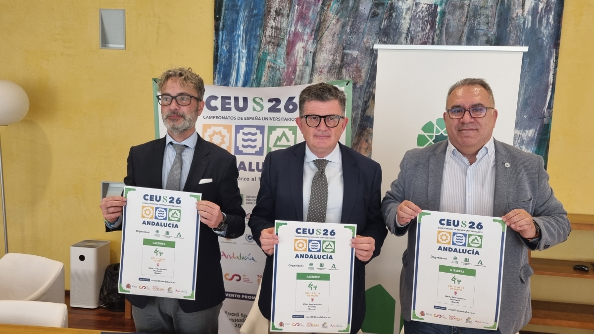  La UNIA presenta el Campeonato de Ajedrez de los CEUs 2026 en Baeza 