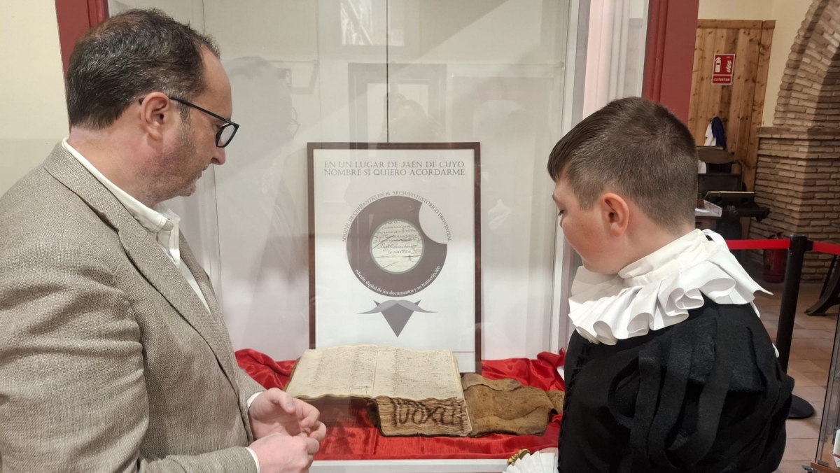  El Archivo Provincial muestra documentos de Cervantes 