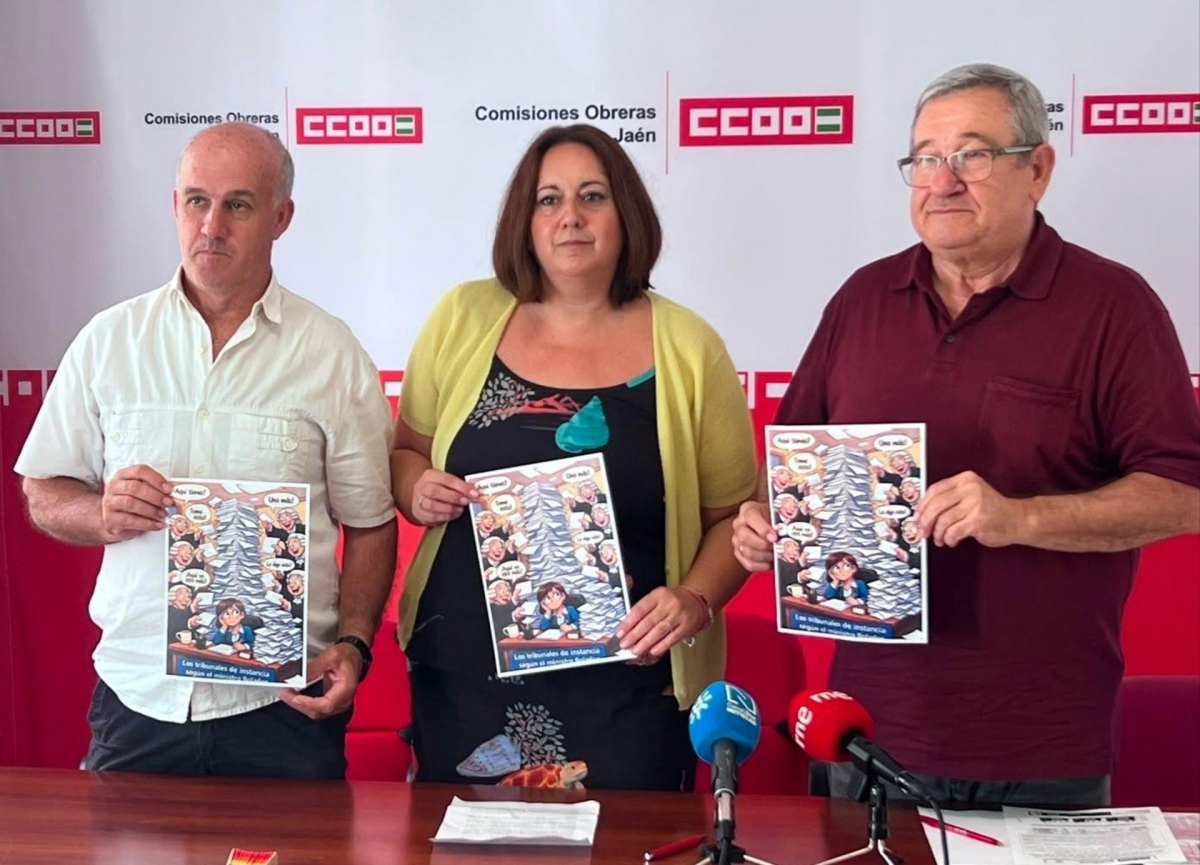  CCOO critica el "grave bloqueo" en los juzgados de Jaén 