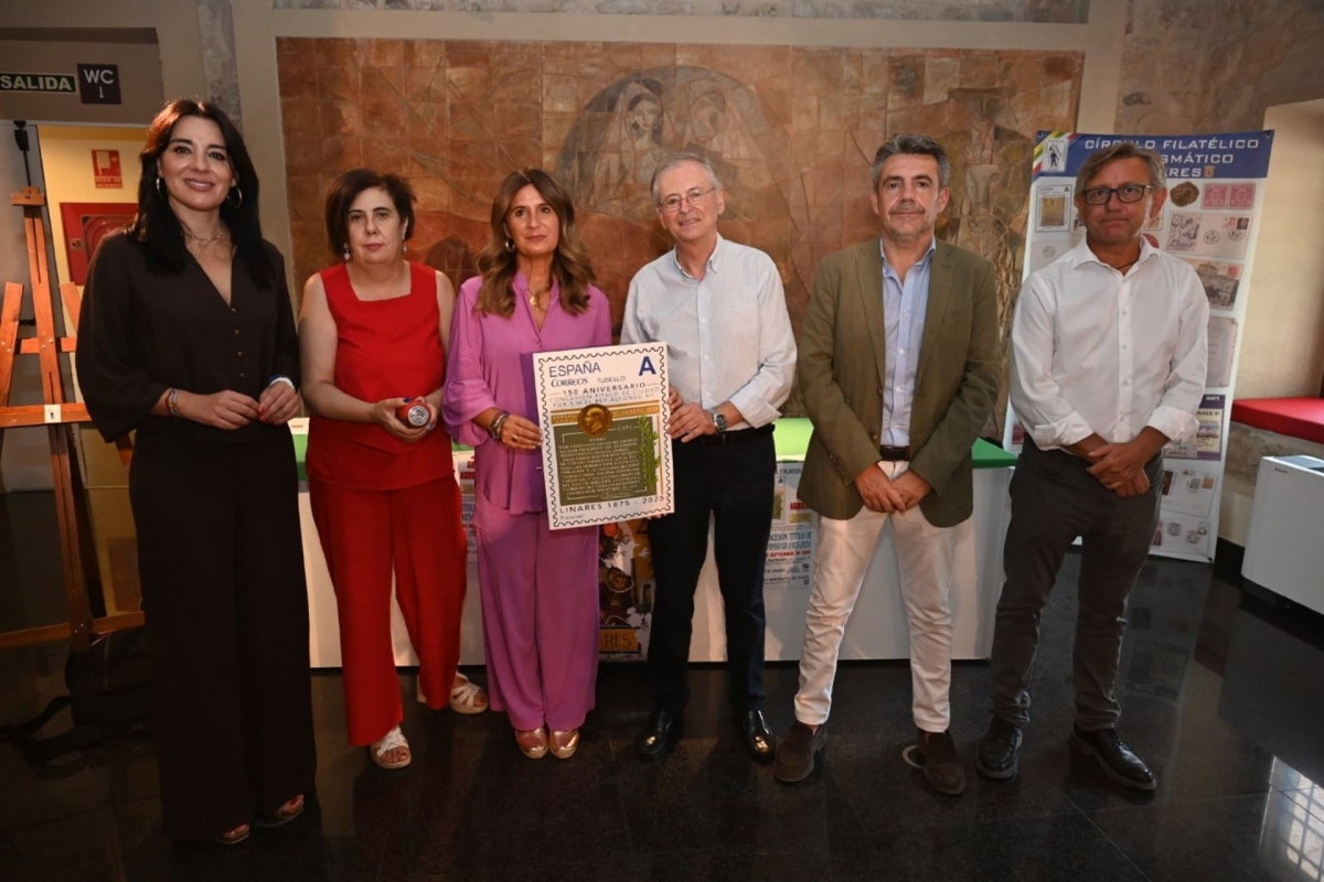 Correos emite un matasellos por el 150 aniversario de Linares como ciudad
