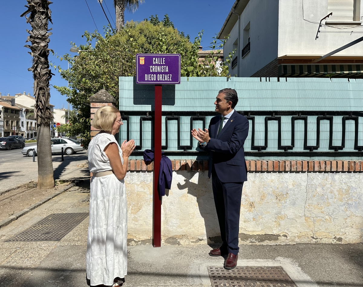 El cronista Diego Orzáez ya cuenta con una calle en Baeza