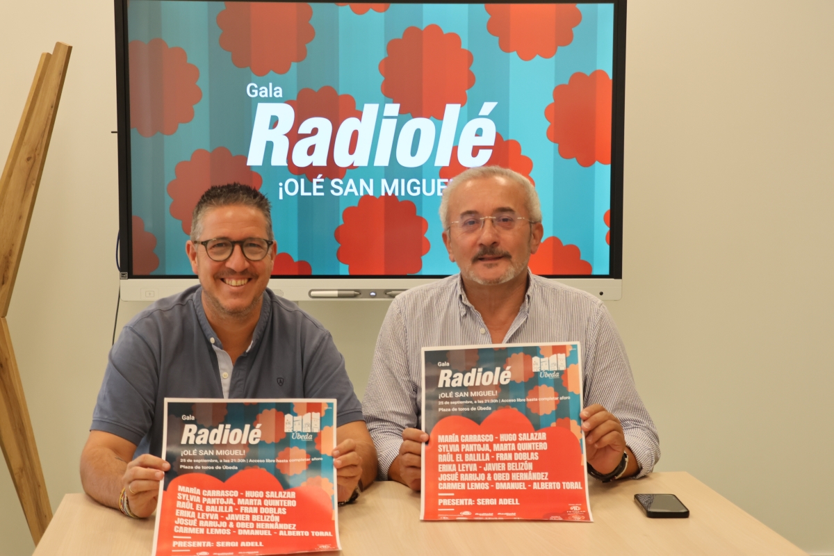  Úbeda se prepara para la gala Radiolé previa a la Feria de San Miguel 