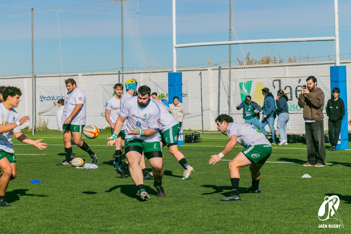  Las borrascas complican los entrenamientos de Jaén Rugby 