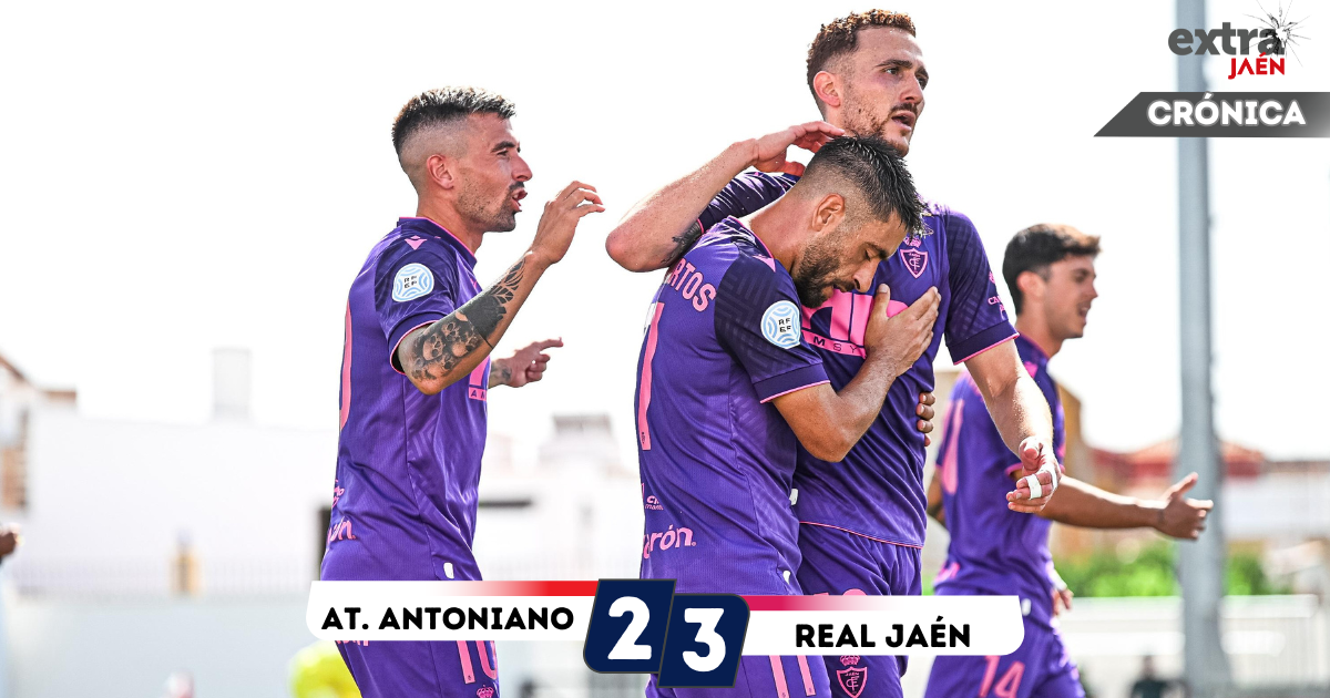 Victoria épica y titánica del Real Jaén ante el Atlético Antoniano