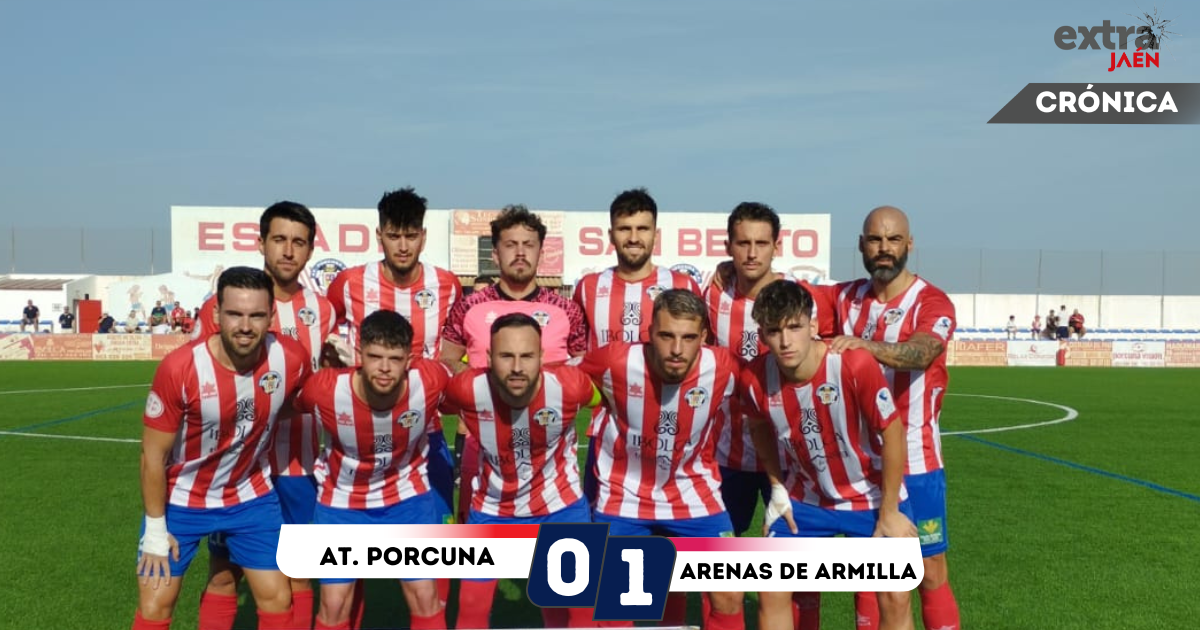 El Atlético Porcuna cae por la mínima ante el líder