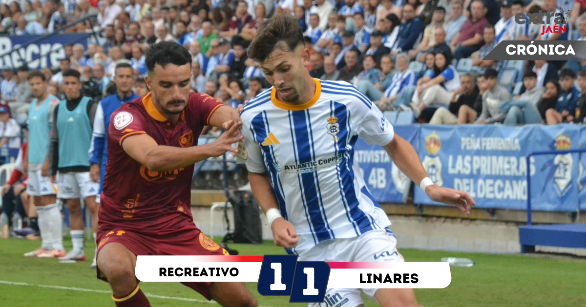  Valioso empate del Linares ante el Recreativo de Huelva 