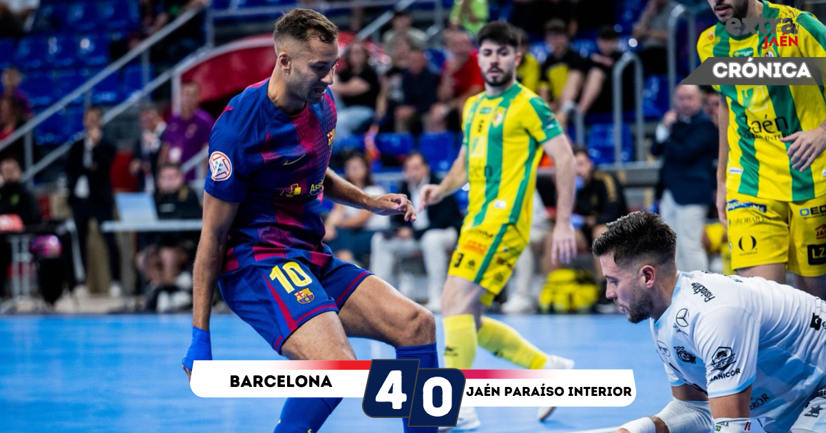 El Barça pasa por encima de un Jaén Paraíso Interior en crisis