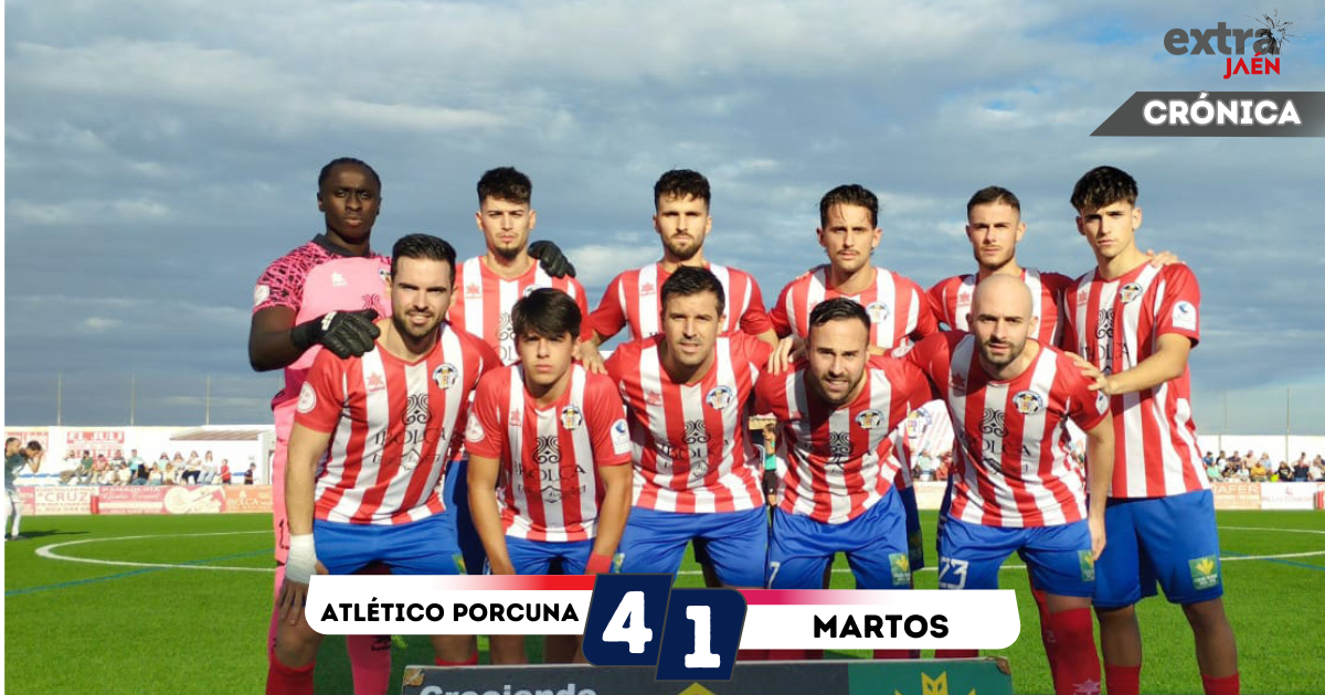 El Atlético Porcuna machaca al Martos