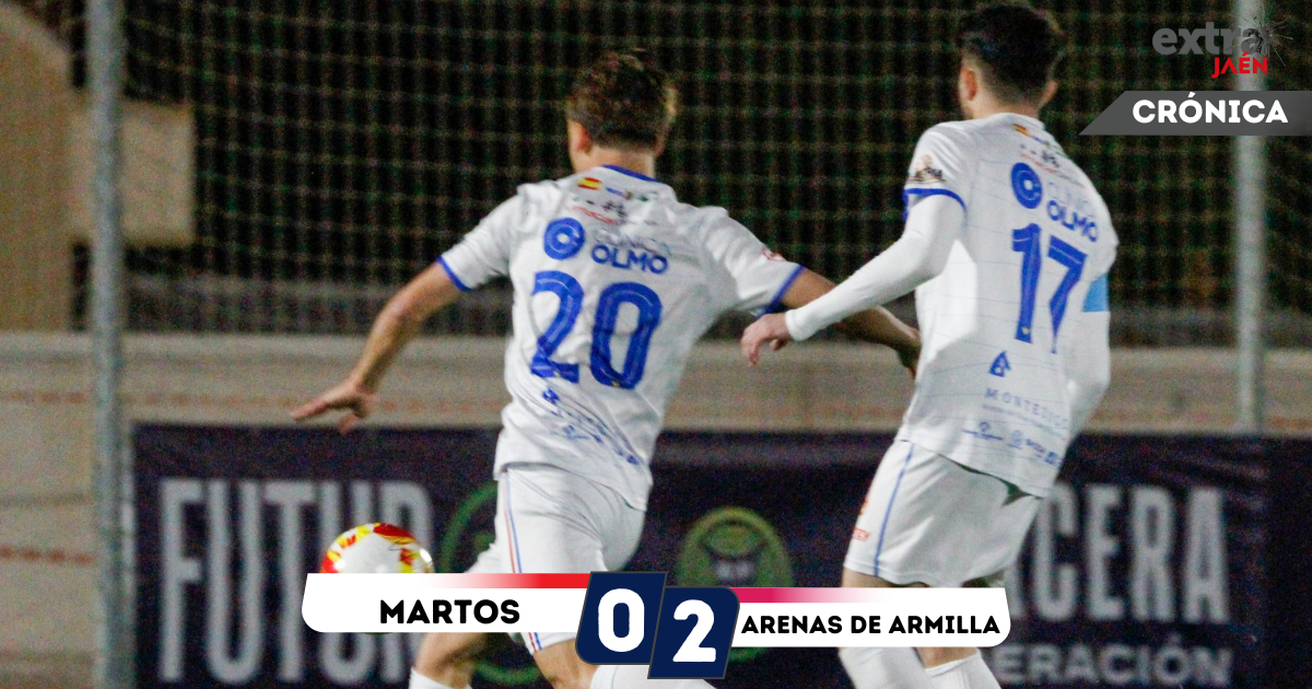  El Martos cede en casa ante el Arenas de Armilla 