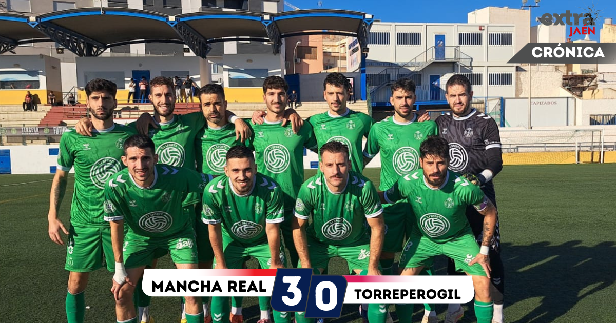  El Mancha Real se desquita goleando al Torreperogil 