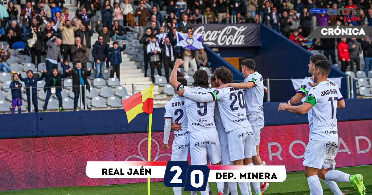  Victoria magistral del Real Jaén ante la Deportiva Minera 