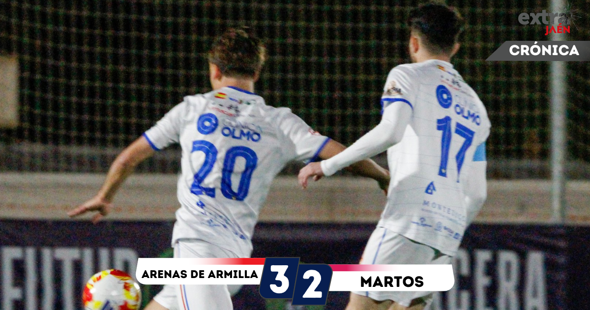  El Martos cae por la mínima en casa del Arenas de Armilla 