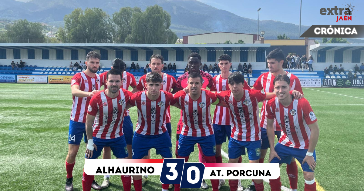 El Atlético Porcuna cae goleado frente al Alhaurino 