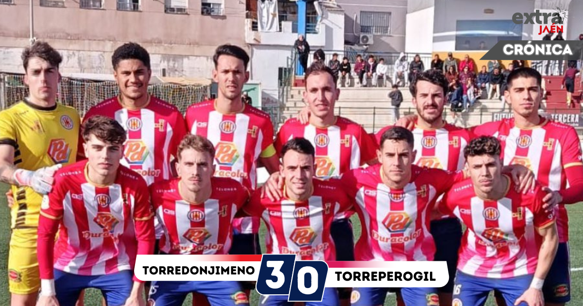  El Torredonjimeno vuelve a la senda del triunfo goleando al Torreperogil 