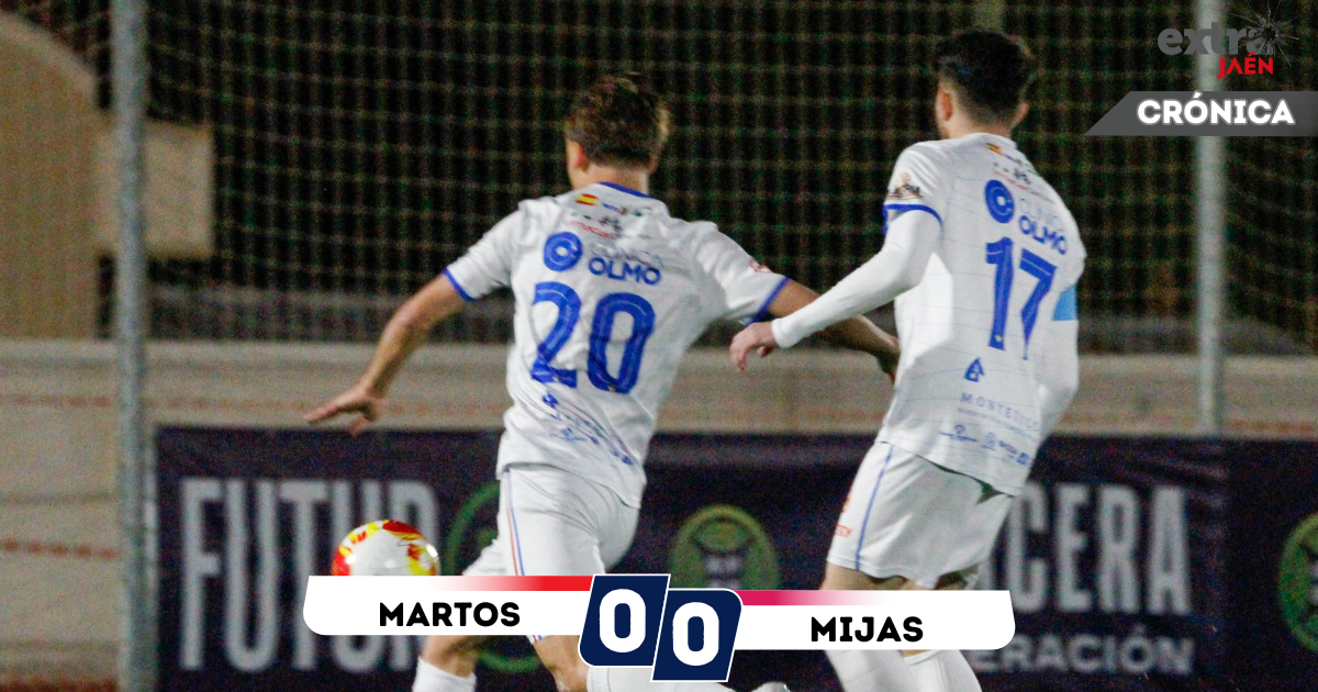 Punto positivo del Martos ante el líder 