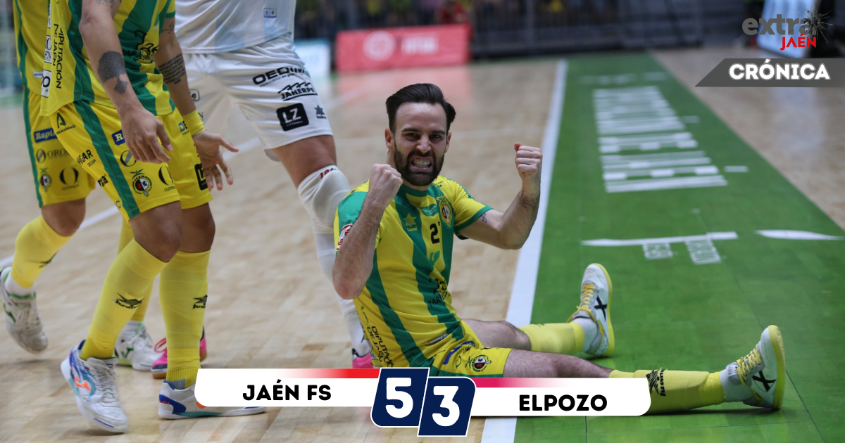  El Jaén FS fuerza el tercer partido con un Mati Rosa estelar 