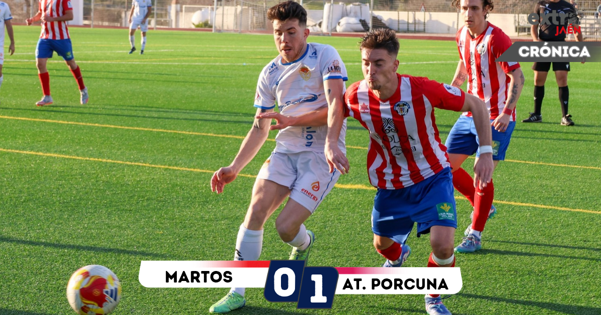  El Atlético Porcuna se lleva por la mínima el derbi ante el Martos 