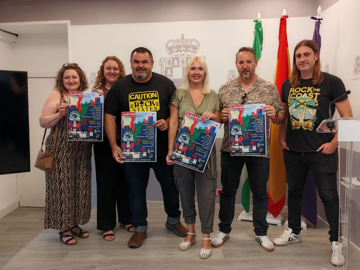 El Ayuntamiento presenta la III edición del ‘Jaén Rock&Blues Fest’