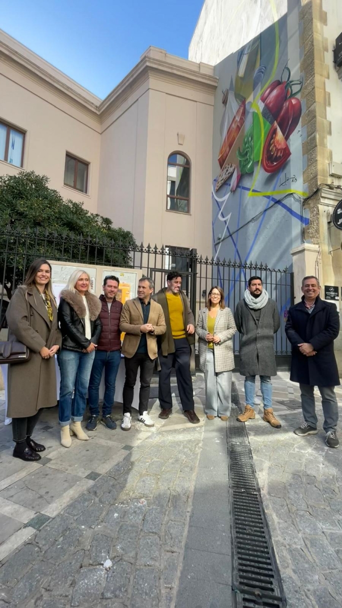  La capital estrena el segundo mural de 'Jaén se pinta' en el centro urbano 