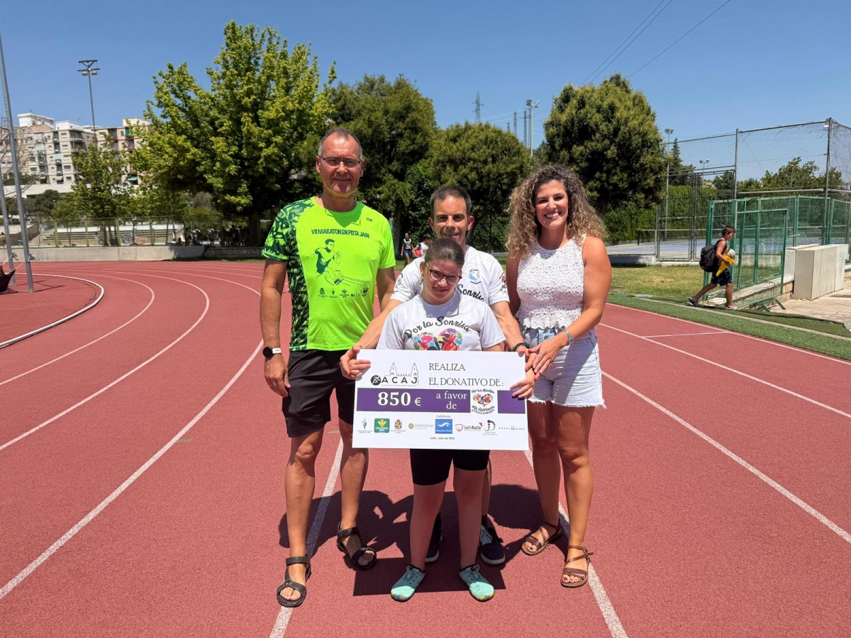 El Maratón en Pista recauda 850 euros para el síndrome de Pitt Hopkins