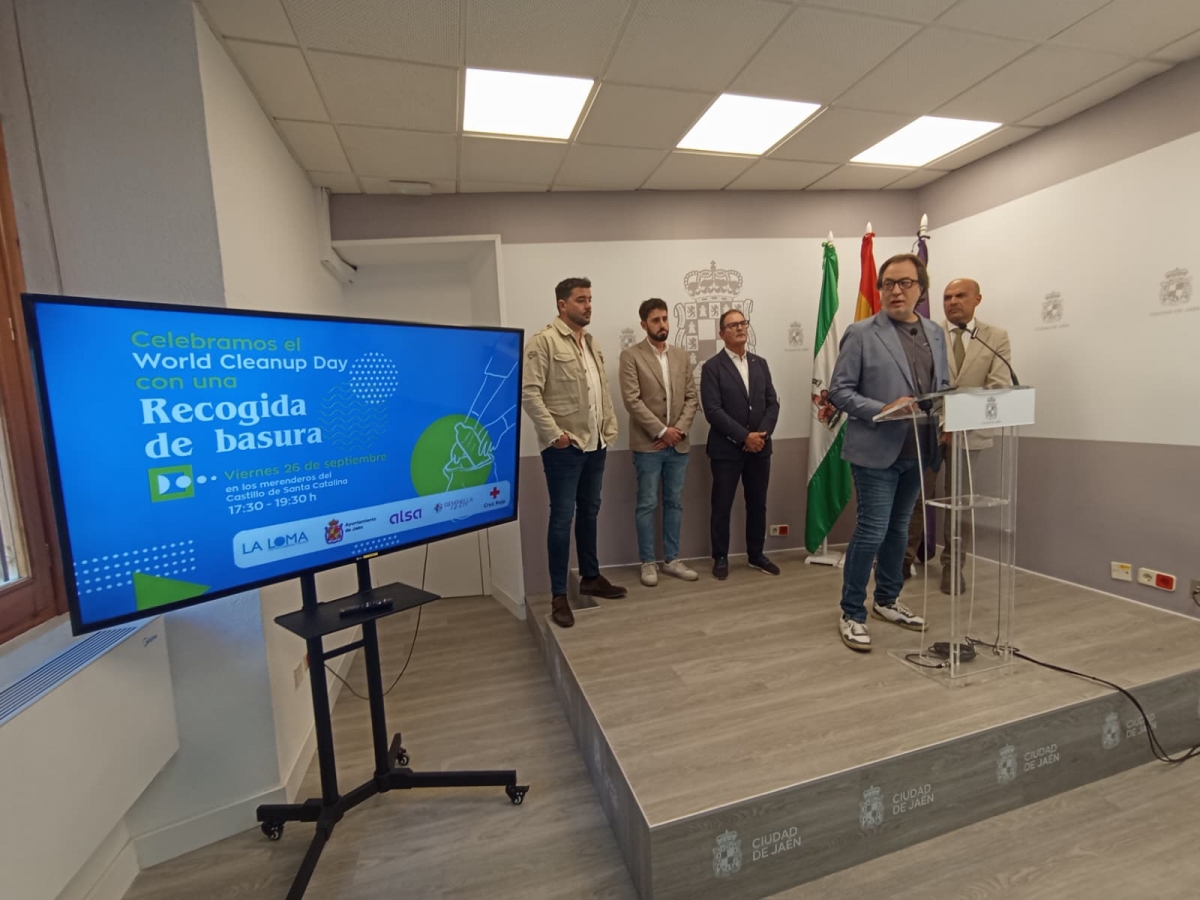 Jaén celebra el ‘World Cleanup Day’ con una limpieza en Santa Catalina