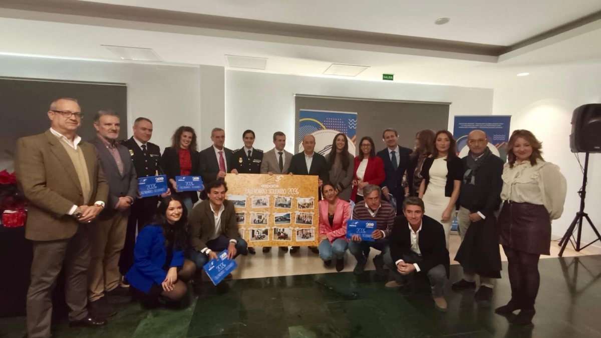  Aspace presenta su calendario solidario 2026 junto a la Policía Nacional 