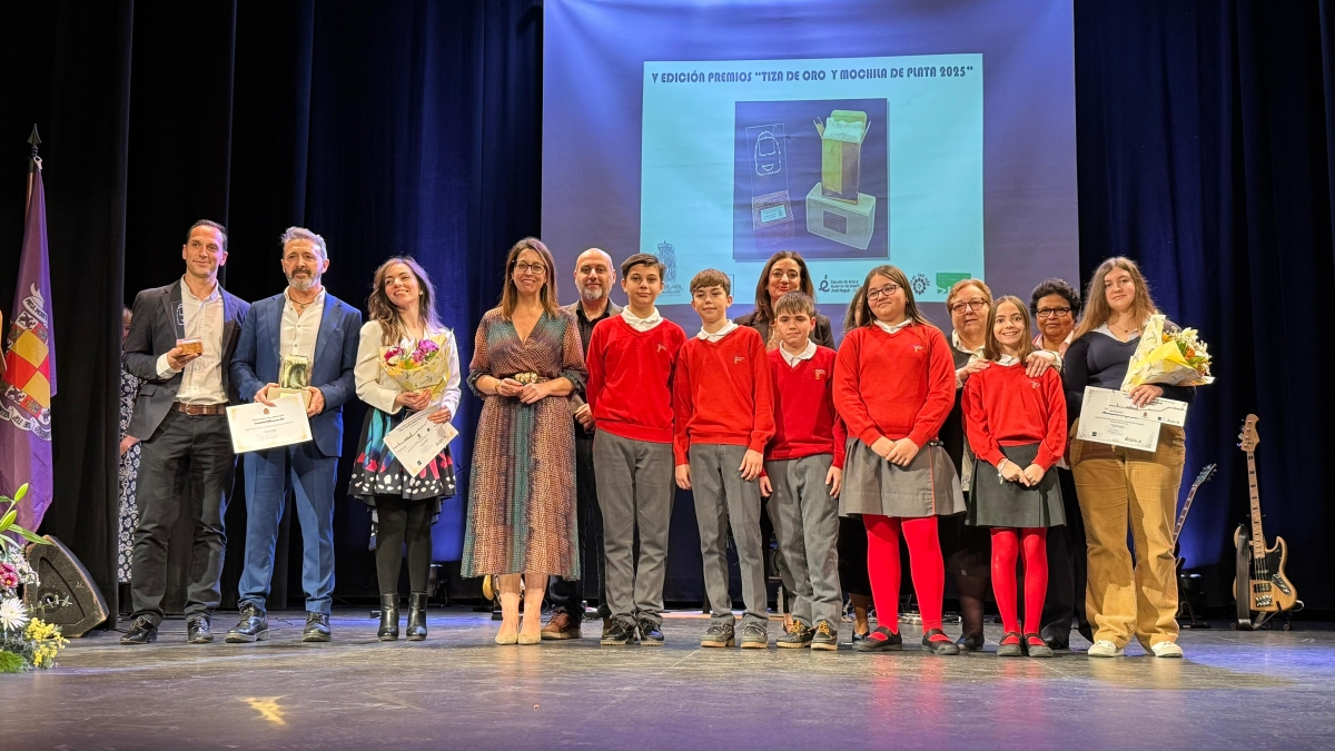  El Darymelia acoge los Premios Tiza de Oro y Mochila de Plata 2025 