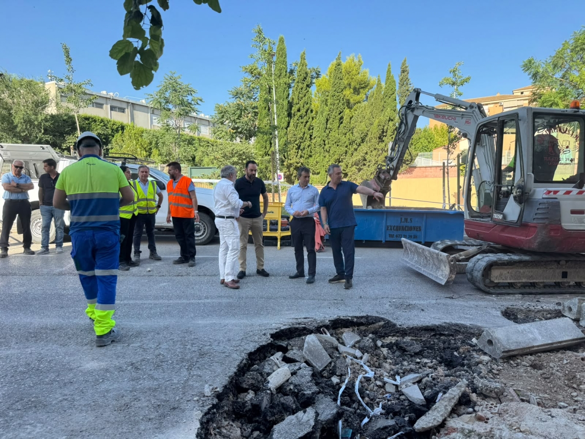  El Ayuntamiento comienza las obras en la avenida de Arjona 