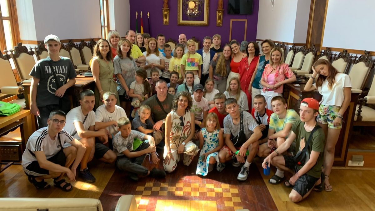  Más de 30 niños ucranianos disfrutan del verano en Jaén 