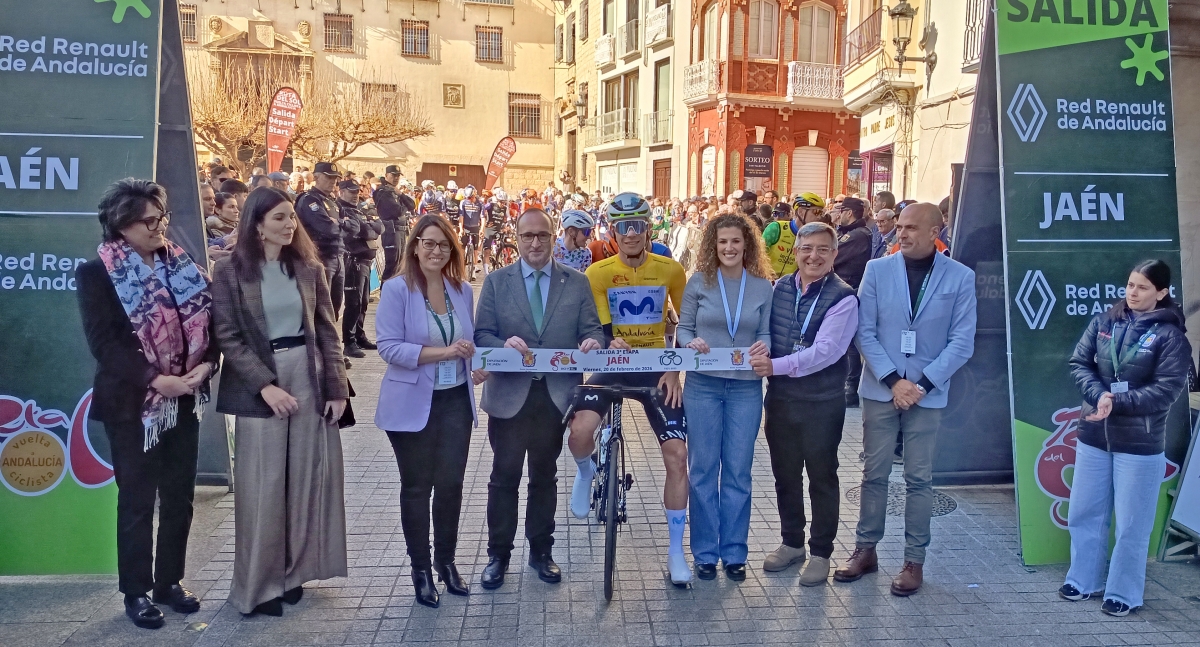  Jaén acoge la salida de la tercera etapa de la Vuelta a Andalucía 