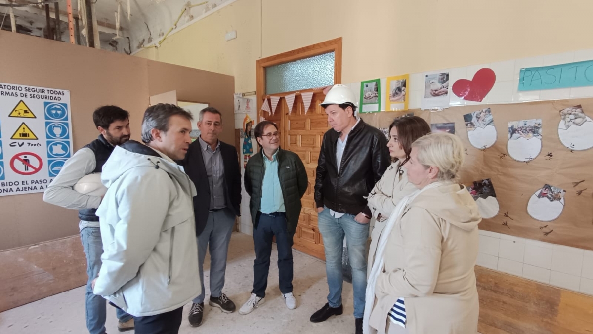  El Ayuntamiento avanza "a buen ritmo" en las obras del CEIP Jesús María 