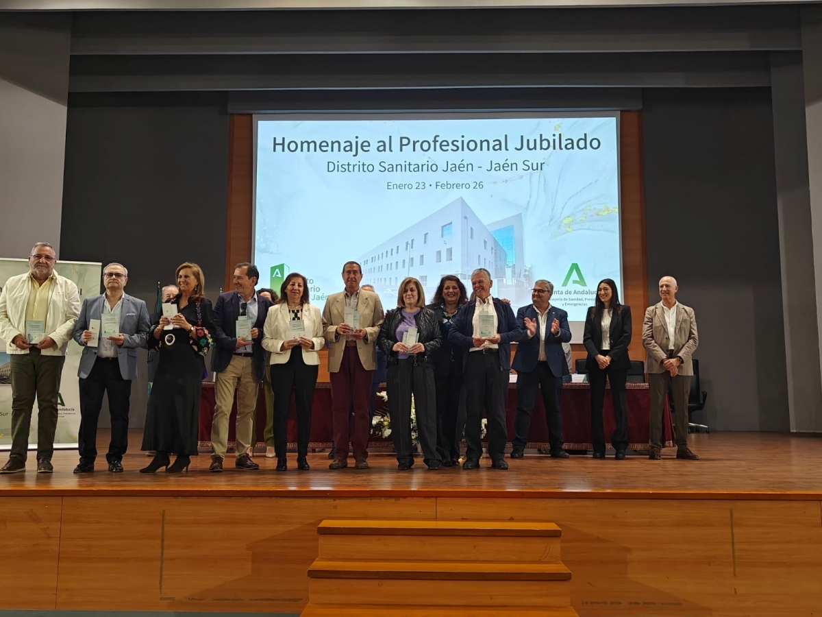  Homenaje a 133 sanitarios jubilados del Distrito Jaén-Jaén Sur 
