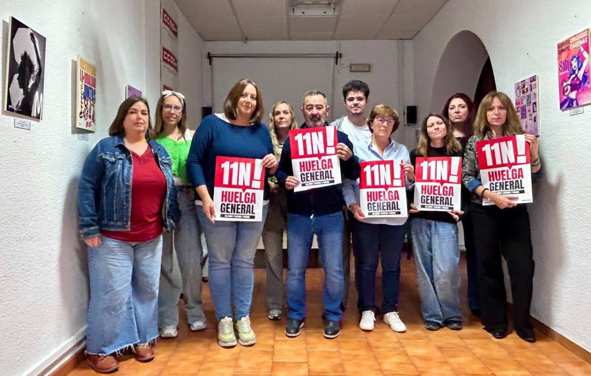  Siete sindicatos llaman a la huelga general del 11 de noviembre 