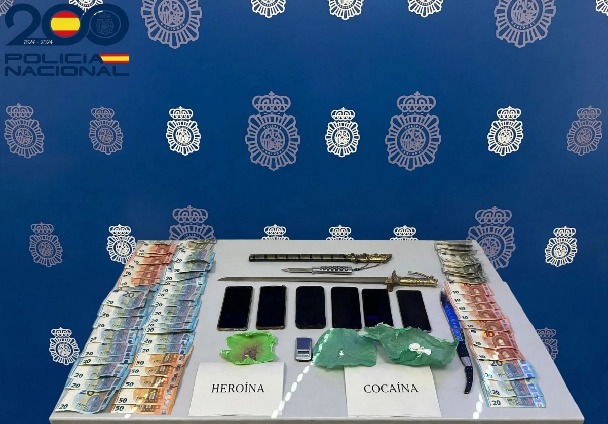 Desmantelan un punto de venta de cocaína y heroína en Linares 