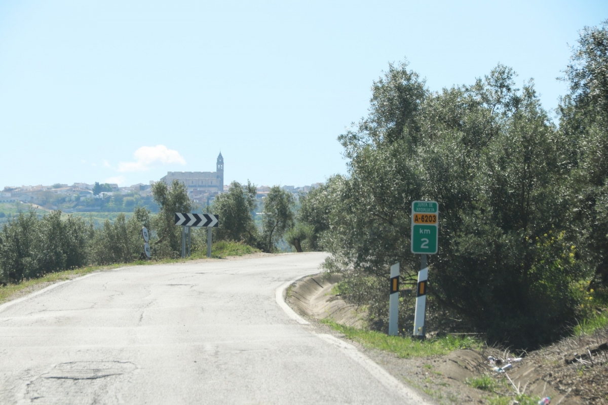  El PSOE critica el estado de la A6203 de Villacarrillo 