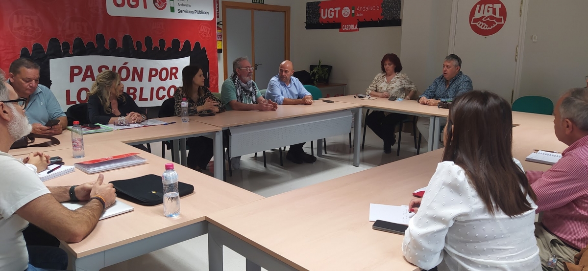 UGT Servicios Públicos Jaén celebra su reunión ordinaria en Cazorla